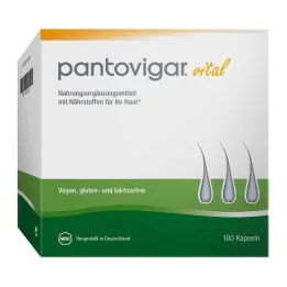 Pantovigar vital kapsle s živinami pro vlasy, 180 kusů