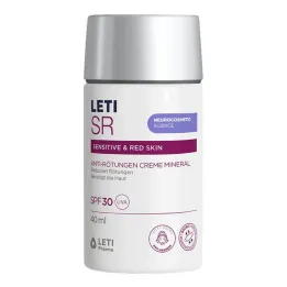 Leti SR Minerální krém proti zarudnutí SPF 30, 40 ml