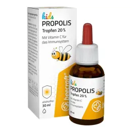 Beecraft Kids Propolis organické kapky 20% plus vitamín C, 30 ml