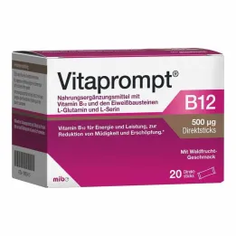 Vitaprompt B12 500 µg přímé tyčinky, 20 ks