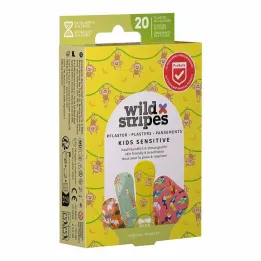 Náplasti Wild Stripes Kids sensitive Jungle Vibe, 20 ks