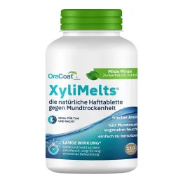 Lepicí tablety Xylimelts jemná máta Oracoat, 110 ks