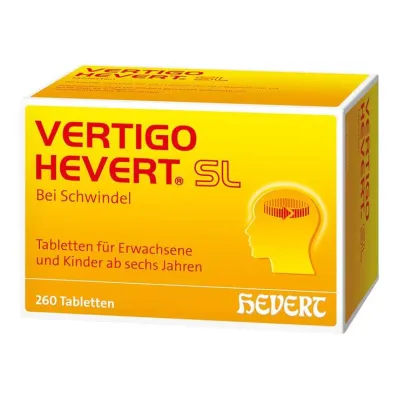 Tablety Vertigo Hevert SL , 260 ks Tablety Vertigo Hevert SL , 260 ks