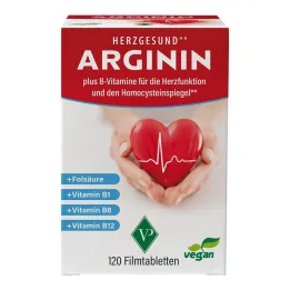 Arginin Heart Healthy + Vitamin B1 + B6 + B12 + Folic Acid Film Tab., 120 ks
