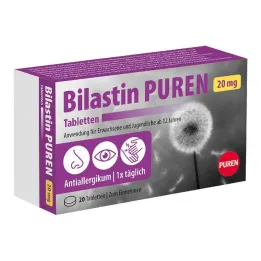 Bilastin Puren 20 mg tablety, 20 ks
