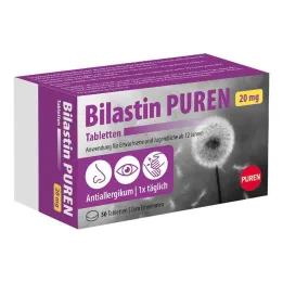 Bilastin Puren 20 mg tablety, 50 ks