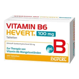 Vitamin B6 Hevert 100 mg tablety, 200 ks