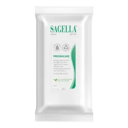 Čisticí ubrousky Sagella active Pregnacare, 15 ks