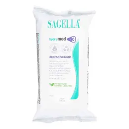 Sagella hydramed čistící ubrousky, 15 ks