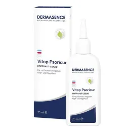 Dermasence Vitop Psoricur tekutina na pokožku hlavy, 75 ml