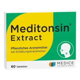 Meditonsin Extract bylinné tablety proti nachlazení, 60 ks