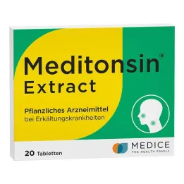 Meditonsin Extract bylinné tablety proti nachlazení, 20 ks