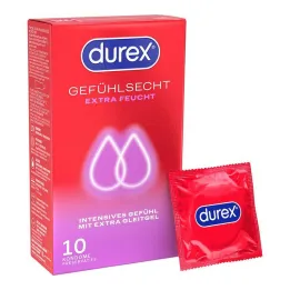 Extra vlhké kondomy Durex, 10 ks