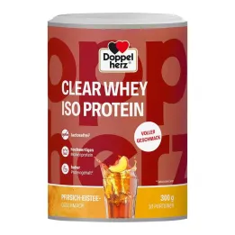 Doppelherz Clear Whey Iso Protein Broskvový ledový čaj, 300 g