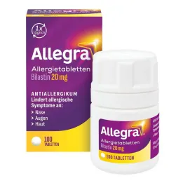 Allegra tablety na alergii 20 mg tablety plechovka, 100 ks