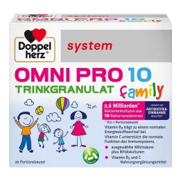 Doppelherz Omni Pro 10 family system pitné granule, 20 ks