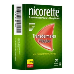 nicorette TX náplast 15 mg, 21 ks