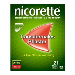 nicorette TX náplast 25 mg, 21 ks