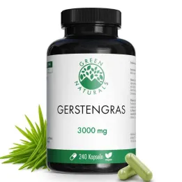 Green Naturals® ječmenná tráva 3000 mg veganské kapsle (240 kusů)