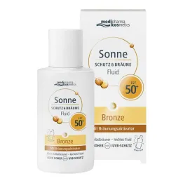 Ochrana proti slunci &amp; opálený fluid bronz LSF 50 + , 50 ml
