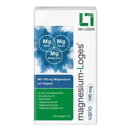 Magnesium-Loges vario 100 mg kapsle, 180 kusů