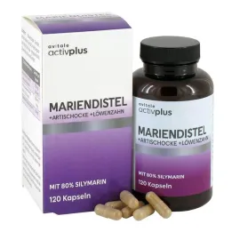 Activplus ostropestřec + artyčok + pampeliška kapsle, 120 kusů