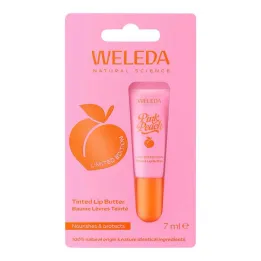 Weleda Tónované máslo na rty Pink Peach, 7 ml