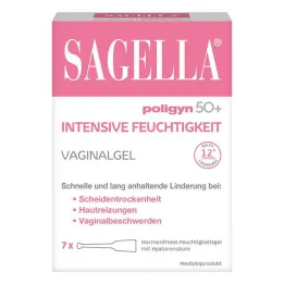 Sagella poligyn 50 + gel s intenzivní vlhkostí, 7 ks