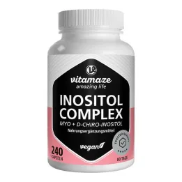 Inositol Complex Chrom + Vitamín B6 + Kapsle kyseliny listové, 240 ks