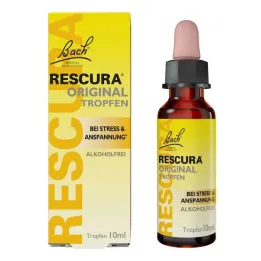 Bachův květ Rescura kapky bez alkoholu, 10 ml